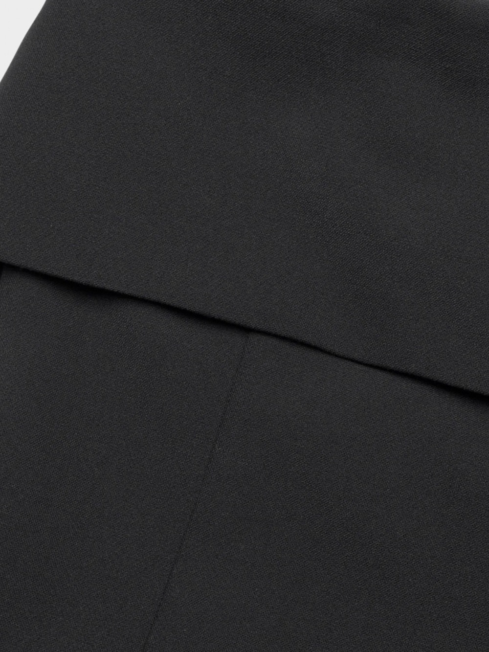 Aritzia Babaton Black Strapless Fold-Over Top - Picture 3 of 5
